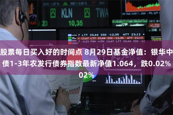 股票每日买入好的时间点 8月29日基金净值：银华中债1-3年农发行债券指数最新净值1.064，跌0.02%