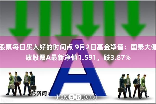 股票每日买入好的时间点 9月2日基金净值：国泰大健康股票A最新净值1.591，跌3.87%